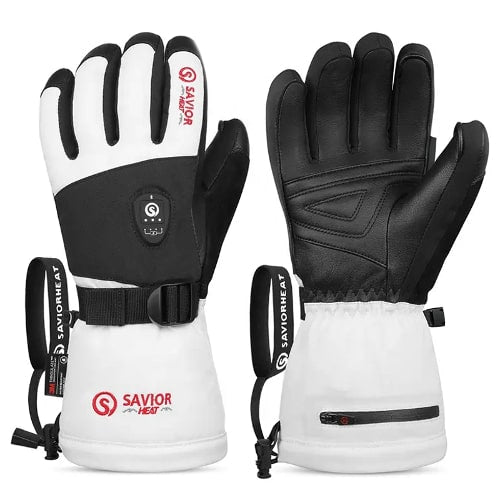 Gants Chauffants Blancs