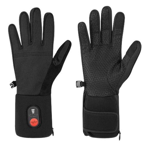 Gants Chauffants Fins Noirs