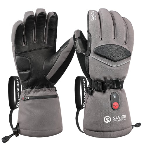 Gants Chauffants Gris