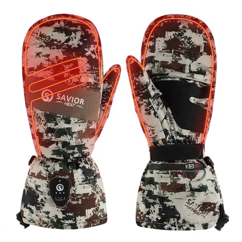 Gants Chauffants Moufles Camouflage