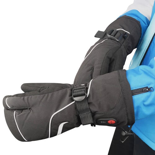 Gants Chauffants Ski Noirs