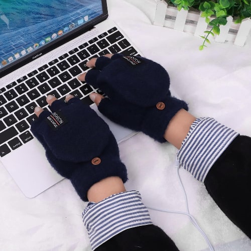 Gants Chauffants USB Moelleux