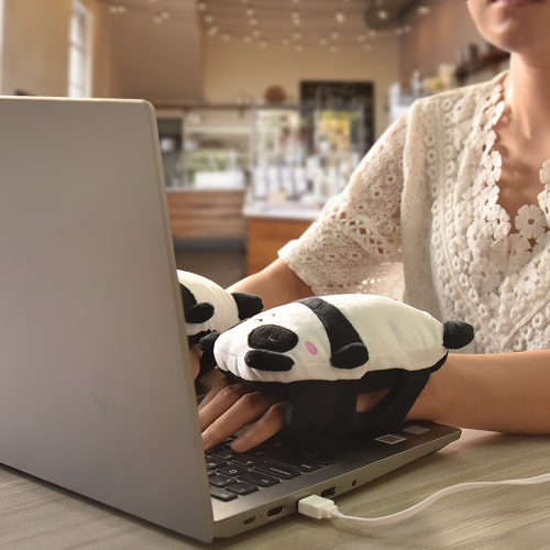 Gants Chauffants USB Panda