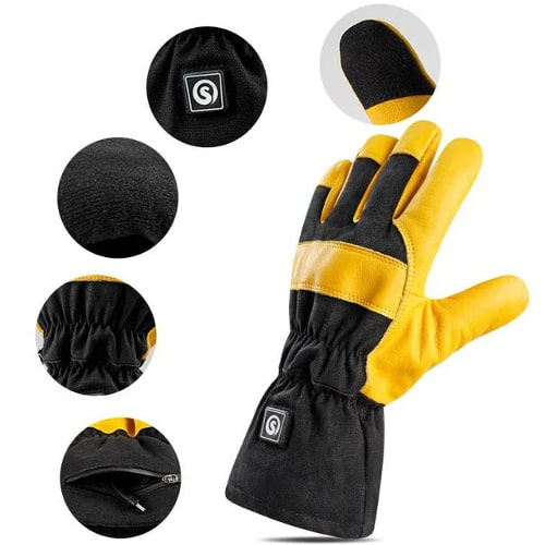 Gants de travail chauffants sale