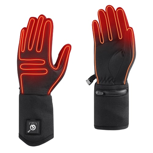 Gants Chauffants Rechargeables 7,4V - 3 Modes Chaud (40-65°C), écran Tactile, Pour Sports D'hiver Et Travail Extérieur